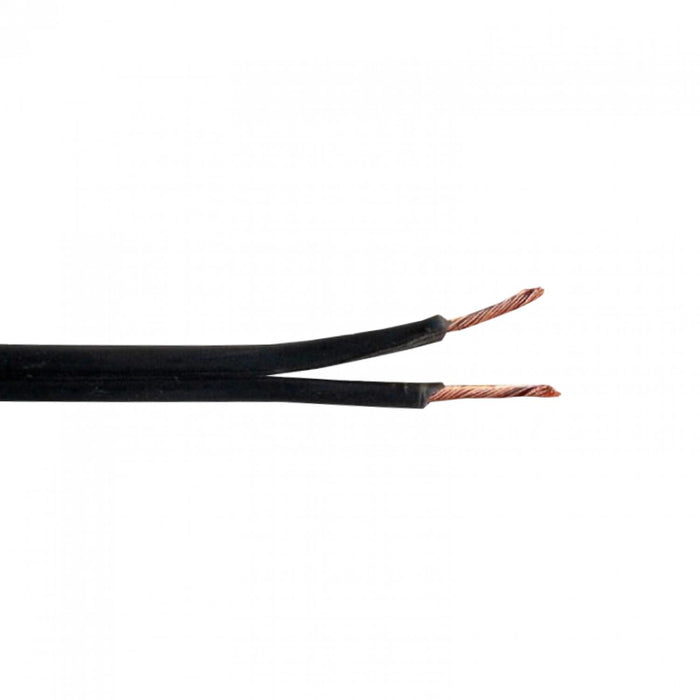 Cable paralelo multifilar negro 2x24AWG CCA Clickbox