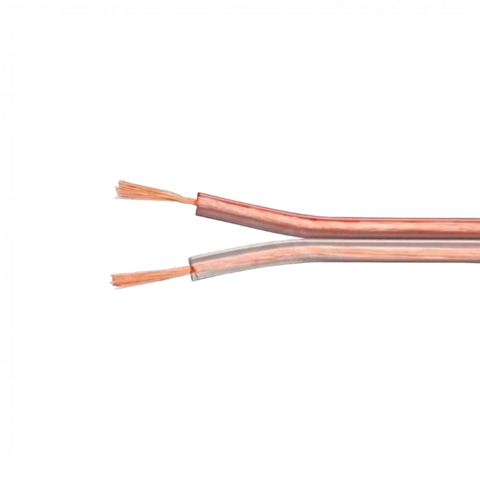 Cable paralelo transparente 2x18AWG cobre Clickbox