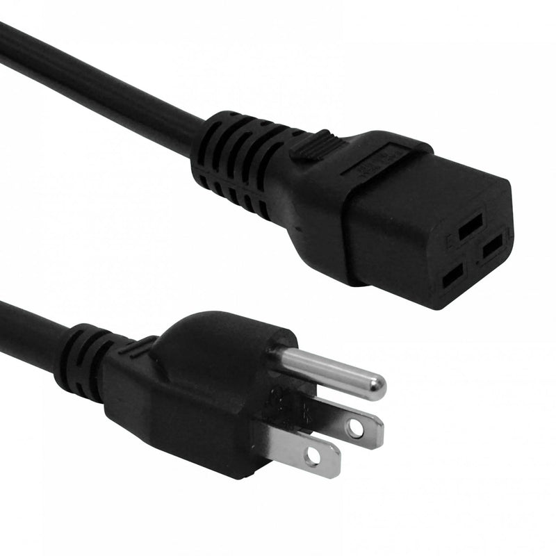 Cable de Poder 5-15P a C19, 18A, 14AWG, Clickbox