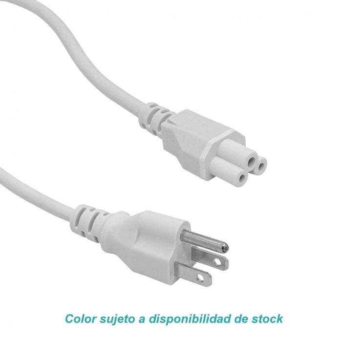 Cable de Poder Americano-Macho Trebol-Hembra Clickbox