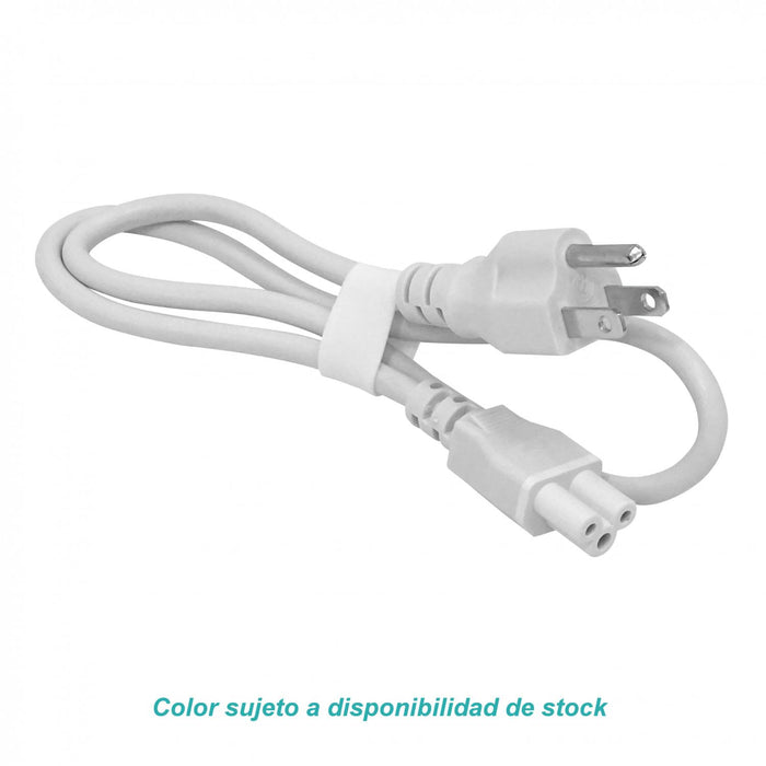 Cable de Poder Americano-Macho Trebol-Hembra Clickbox