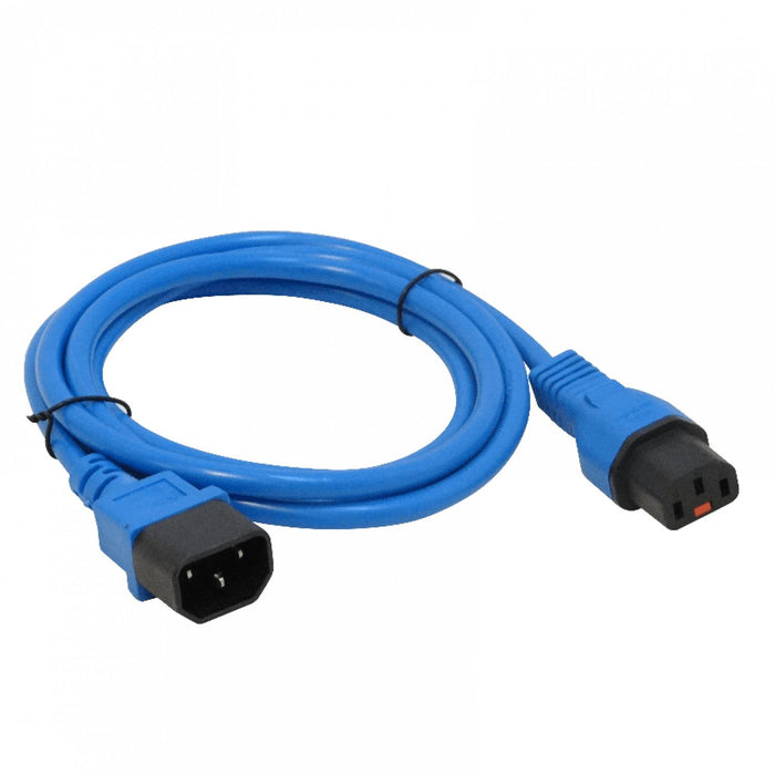 Cable de Poder Azul 1,8mt C13/C14 7A Clickbox