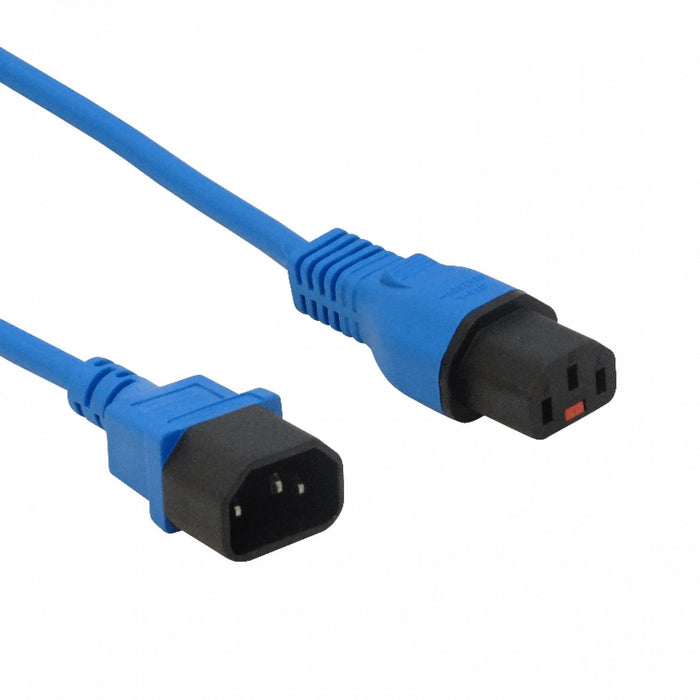 Cable de Poder Azul 1,8mt C13/C14 7A Clickbox