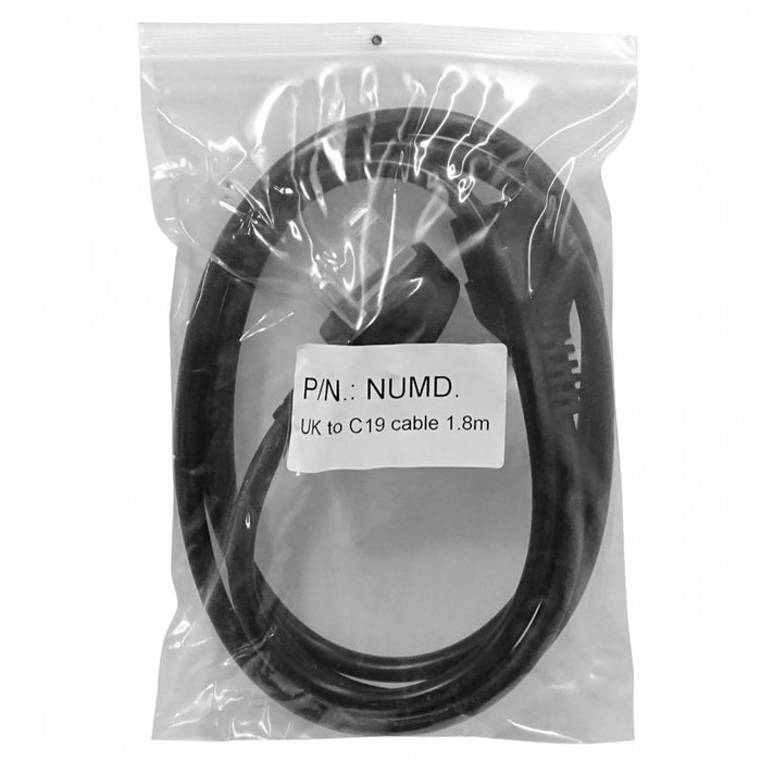 Cable de Poder Hembra Macho UK 1,2-1,8mt Clickbox