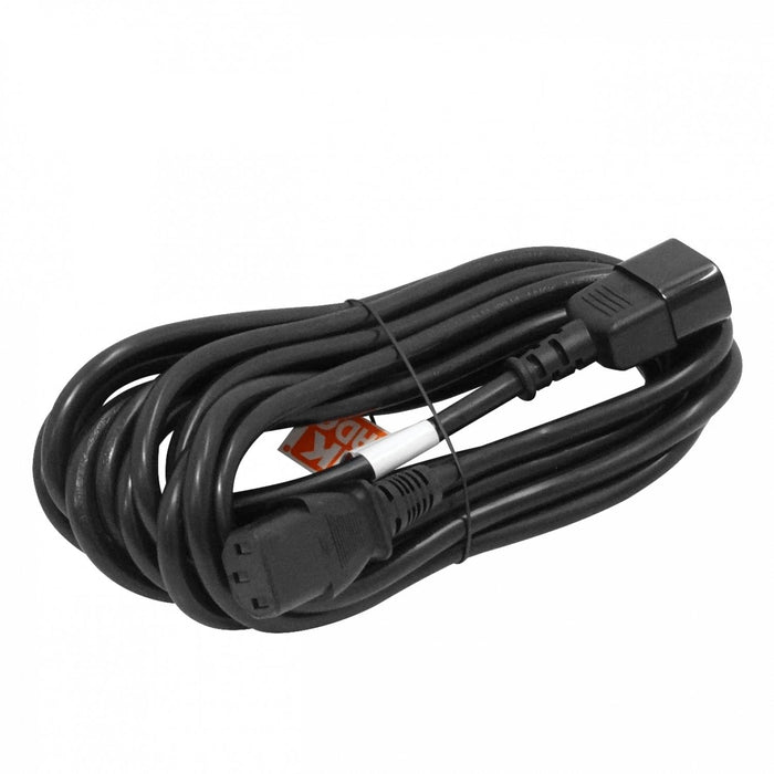 Cable de Poder Negro 5mt C13/C14 6A Clickbox