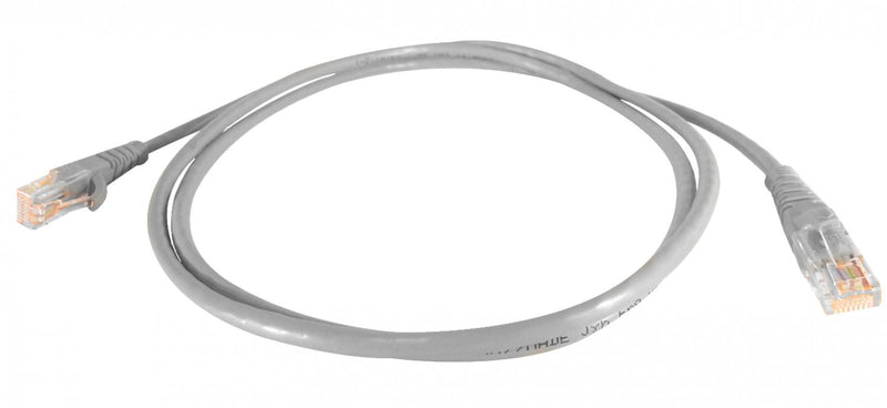 Cable de red Cat5e inyectado de 1,5m gris Clickbox