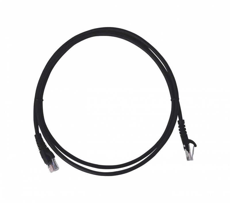 Cable de red Cat5e inyectado 1,5m negro Clickbox