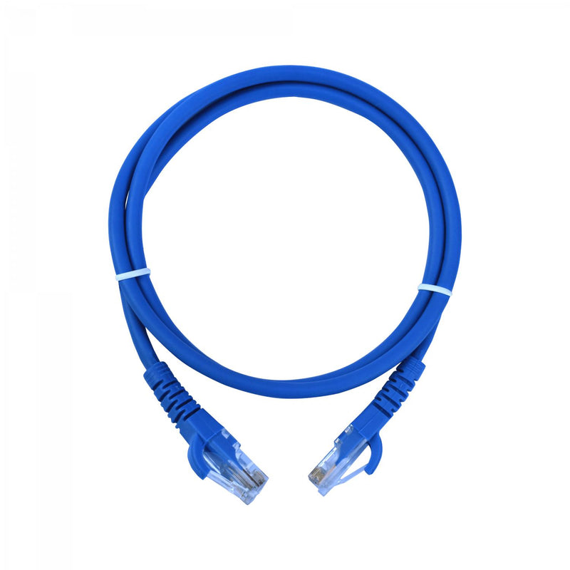 Cable de red Cat5e inyectado de 1 metro azul Clickbox