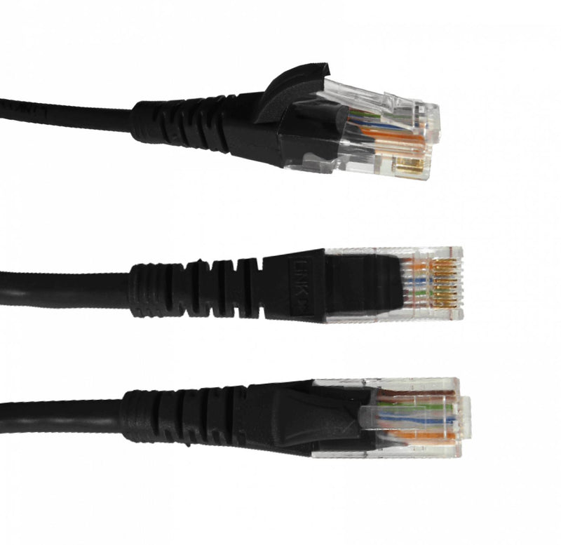 Cable de red Cat5e inyectado de 50cm con cubierta Clickbox