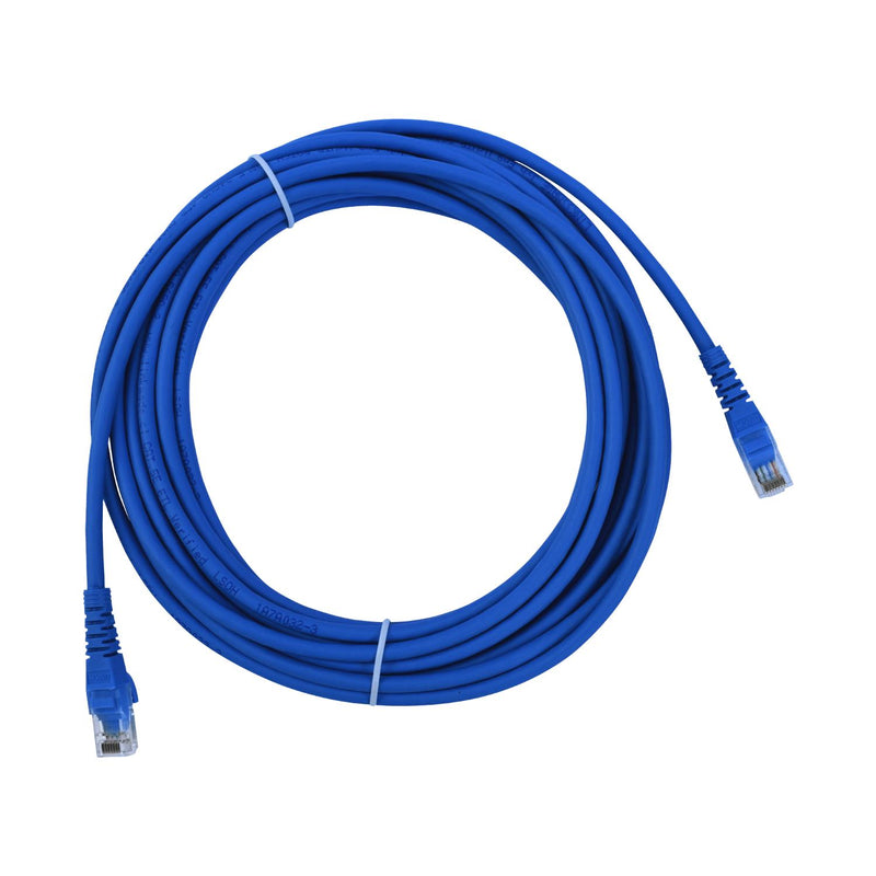 Cable de red Cat5e inyectado azul 7,5m Clickbox