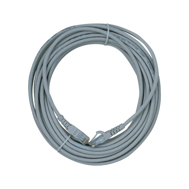 Cable de Red Cat5e Inyectado Gris 10MT Clickbox