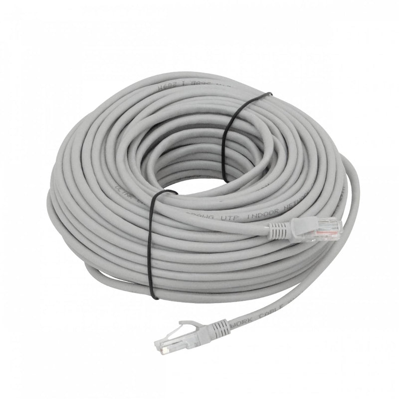 Cable de red CAT5E UTP CCA 30mt Gris Clickbox