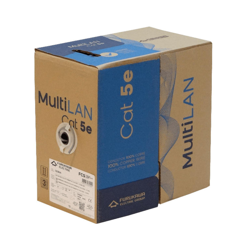 Cable de red CAT5E UTP Gris de 305m - Clickbox