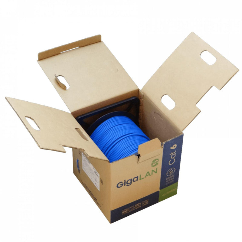 Cable de Red CAT6 UTP Azul LSZH 305m Clickbox