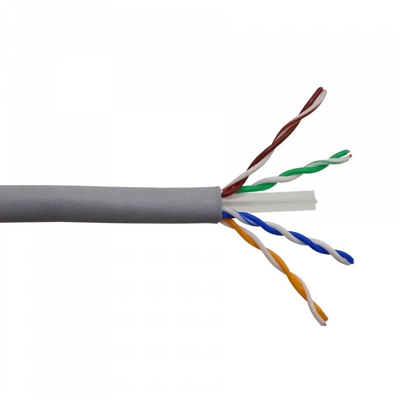 Cable de red CAT6 UTP LSZH gris de 305m Clickbox
