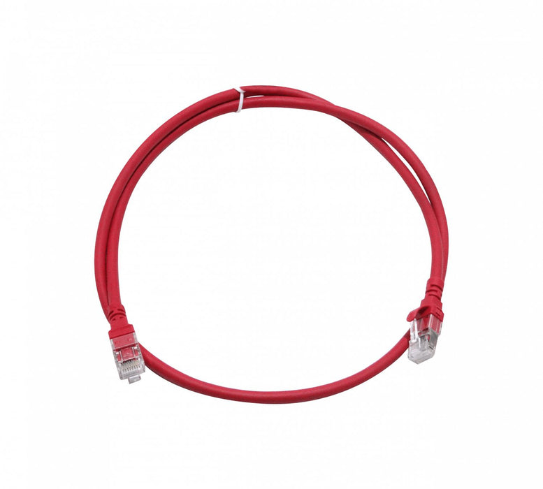 Cable de Red Cat6A Inyectado 1mt Rojo Clickbox