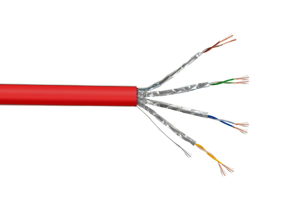 Cable de Red Cat6A LINKMADE 5m Rojo U/FTP Clickbox