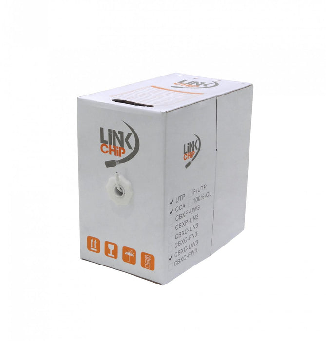 Cable de red exterior LINKCHIP AWG25/0,45mm CCA Clickbox