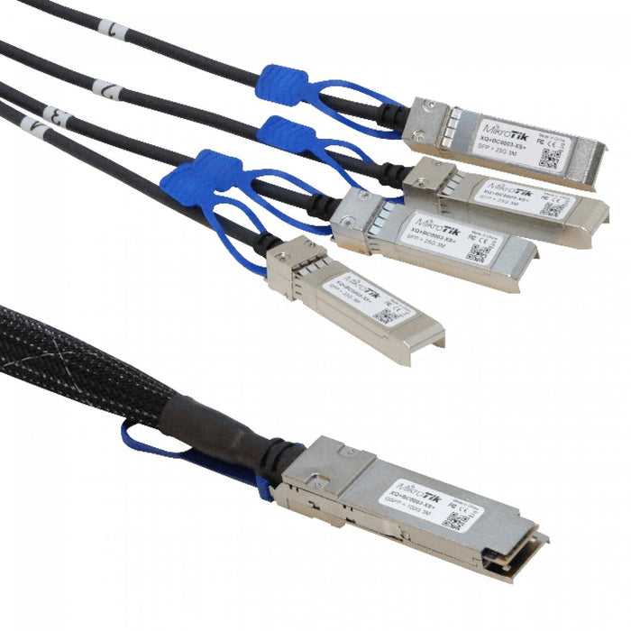 Cable de red MikroTik QSFP28-100G x1 SFP28-25G x4 Clickbox