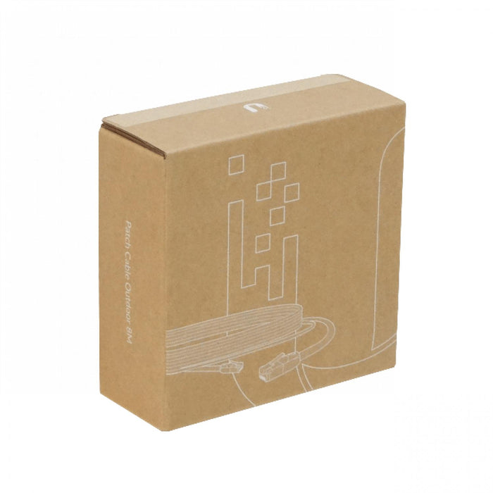 Cable de red UBIQUITI Cat5e 8mt blanco resistente Clickbox