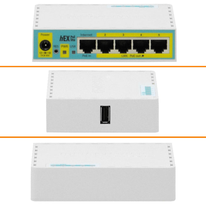 Cable de requisito MIKROTIK 5-100 PoE-in/out-12W Clickbox