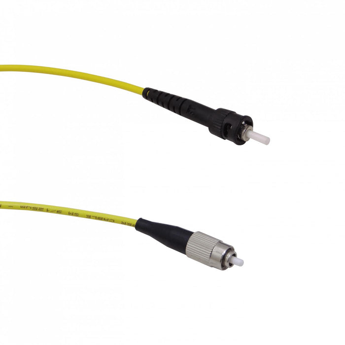 Cable de Salto Monomodo ST-FC 12mt Fibra Óptica Clickbox