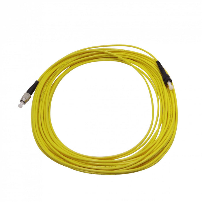 Cable de Salto Monomodo ST-FC 12mt Fibra Óptica Clickbox