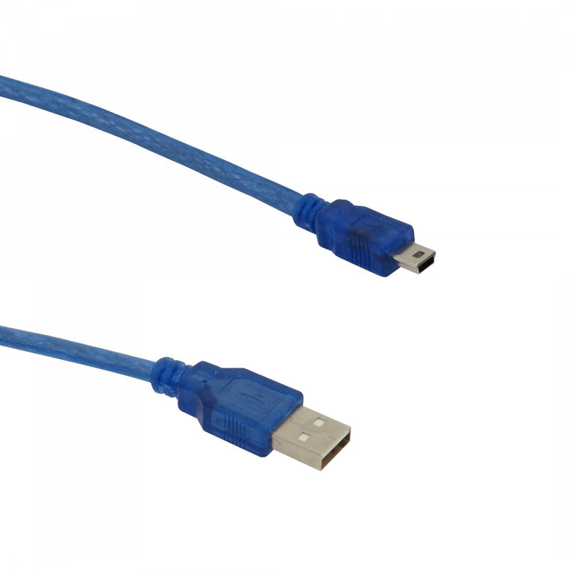 Cable USB A-Mini 5pin-Macho 0,25mt Clickbox