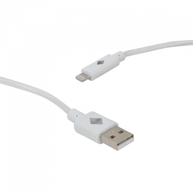 Cable USB Blanco 1m-1,5m A-Macho Clickbox
