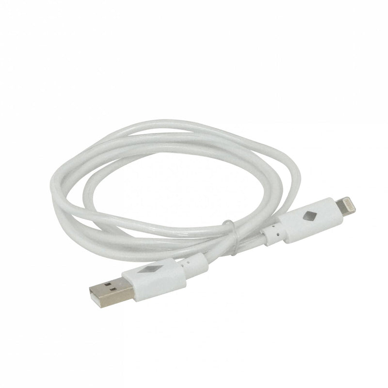 Cable USB Blanco 1m-1,5m A-Macho Clickbox