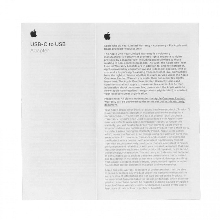 Cable USB-C a USB-A de 8cm para APPLE Clickbox