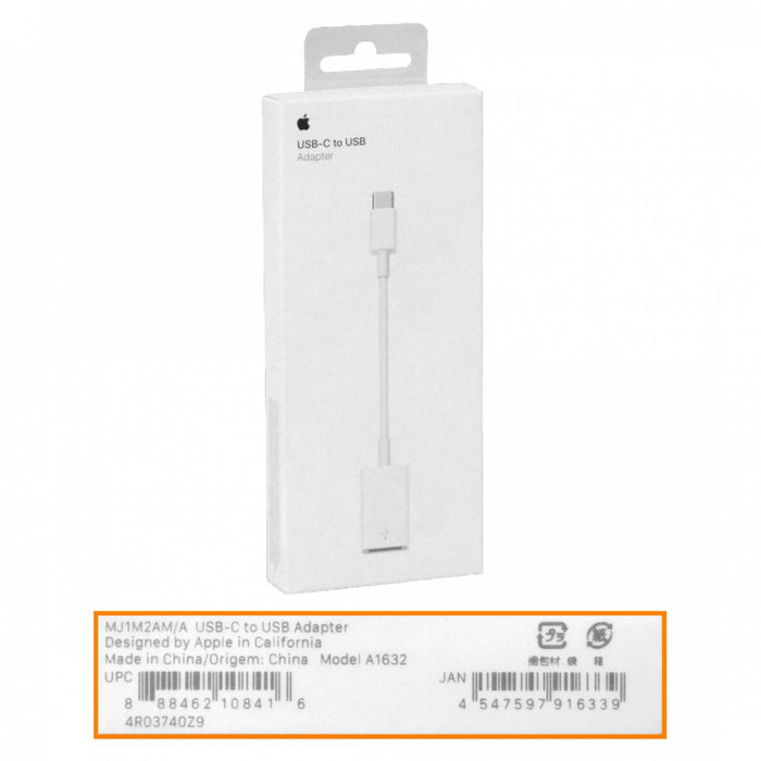Cable USB-C a USB-A de 8cm para APPLE Clickbox