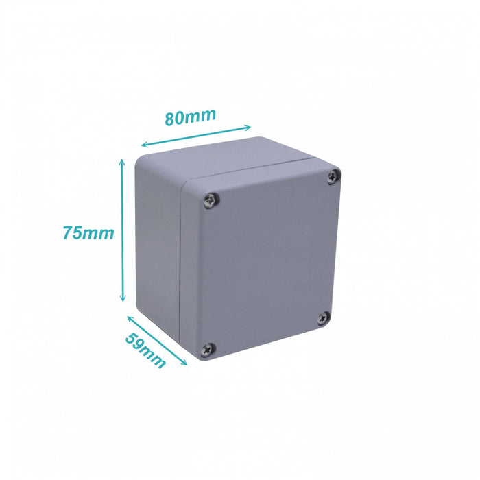 Caja Aluminio IP66 80x75x59mm 4 Clickbox