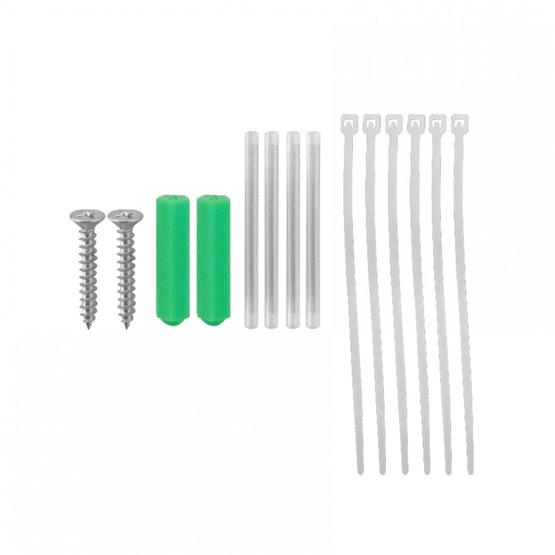 Caja Blanca para Fibra Óptica con 4 Mangueras y 4 Clickbox