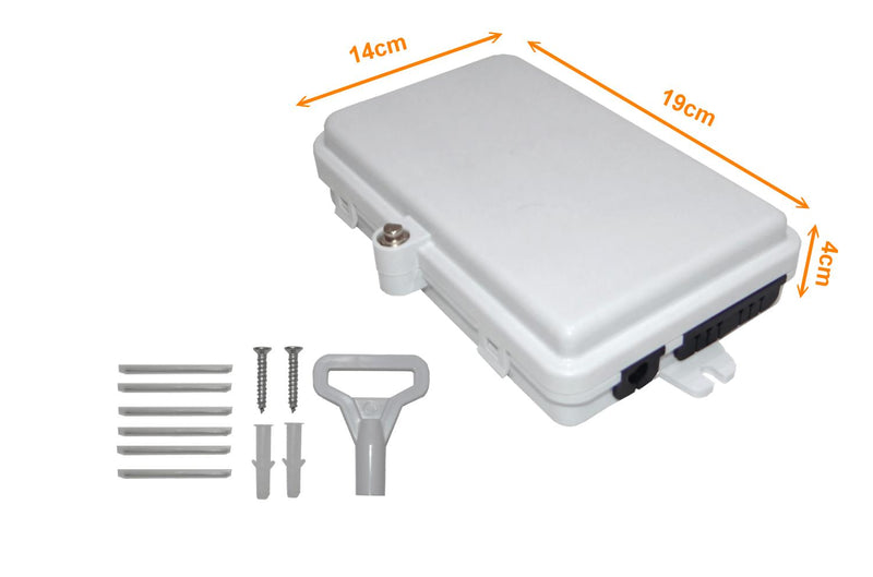 Caja de Conexiones Rectangular IP65 Blanco 6 Clickbox