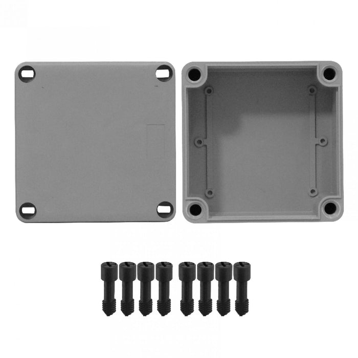 Caja Estanca Gris 110x110x60mm para Protección de Clickbox