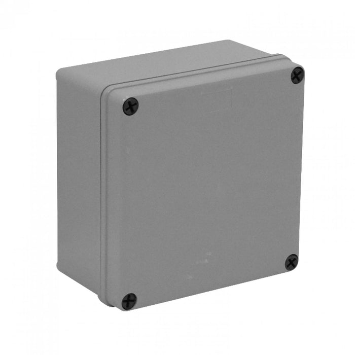 Caja Estanca Gris 150x150x80mm para Uso en Clickbox