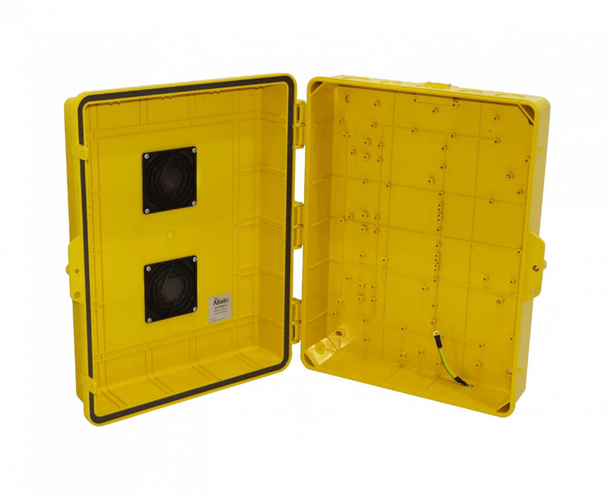 Caja Externa IP55 Amarilla 432x355x152mm NEMA3 Clickbox