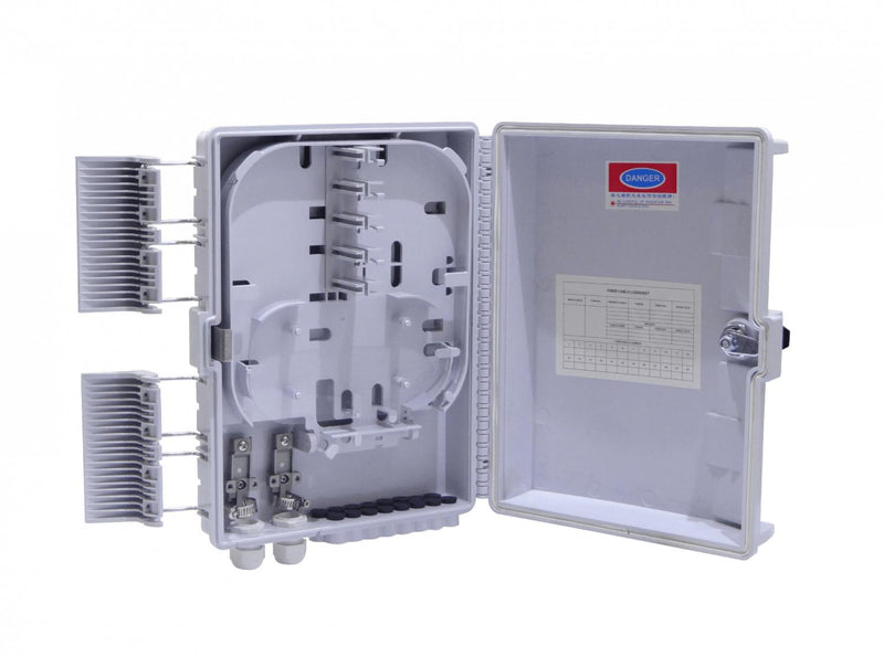 Caja Fibra Blanca 16-CL-Rectang 2-Estopa IP65 Clickbox