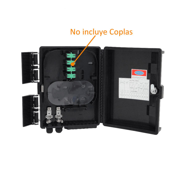 Caja Fibra Negra IP65 Estopa Clickbox