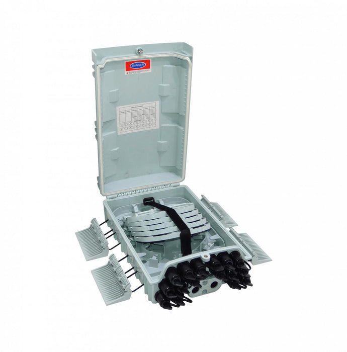 Caja de Fibra Óptica Blanca 16-OptiTap 16-SC IP65 Clickbox