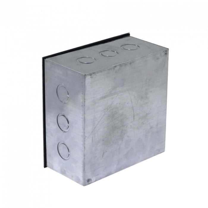 Caja metálica zincada 200x200x100mm con tapa Clickbox