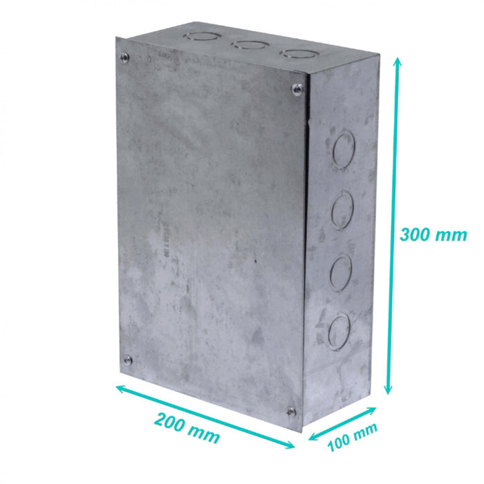 Caja metálica zincada para gabinete B23 Clickbox