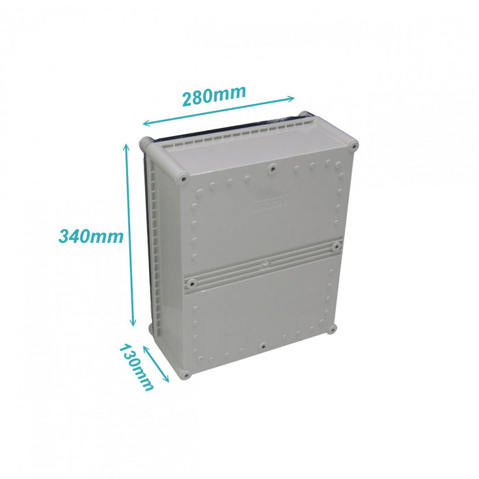 Caja Plástica TIBOX 340x280x130mm IP66 Clickbox