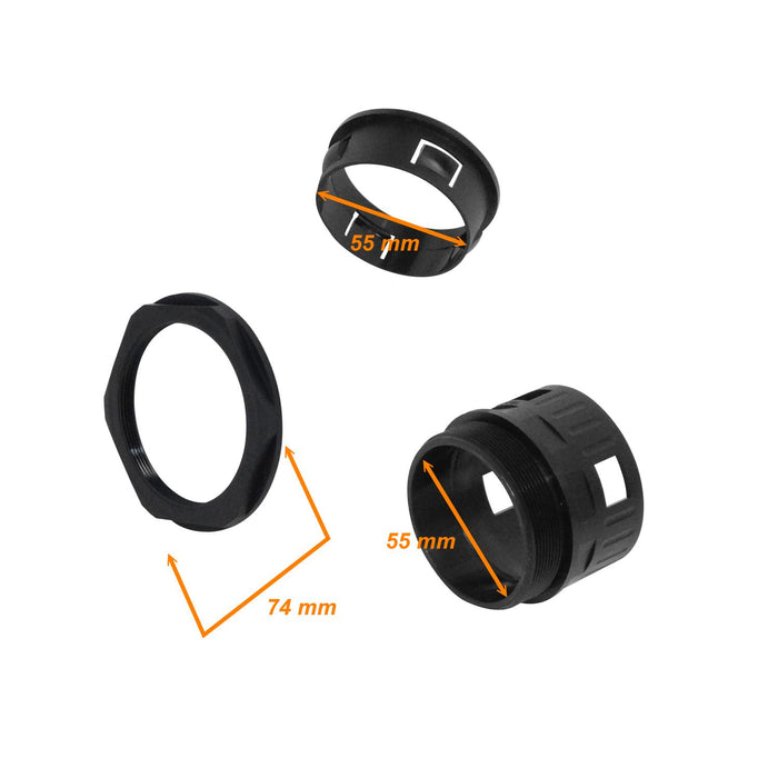 Caja Prensa Estopa 55mm Flex Plastico Clickbox