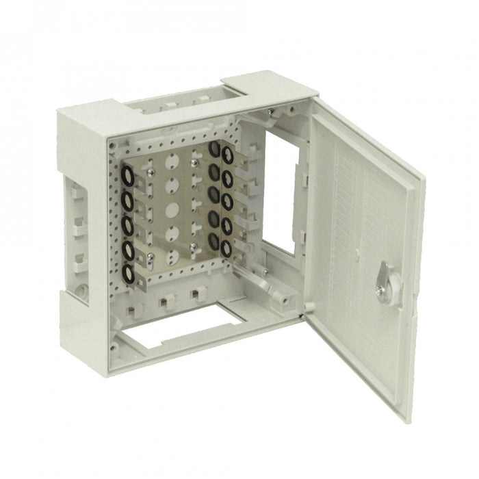 Caja vacía para 50 pares Krone II con soporte y Clickbox