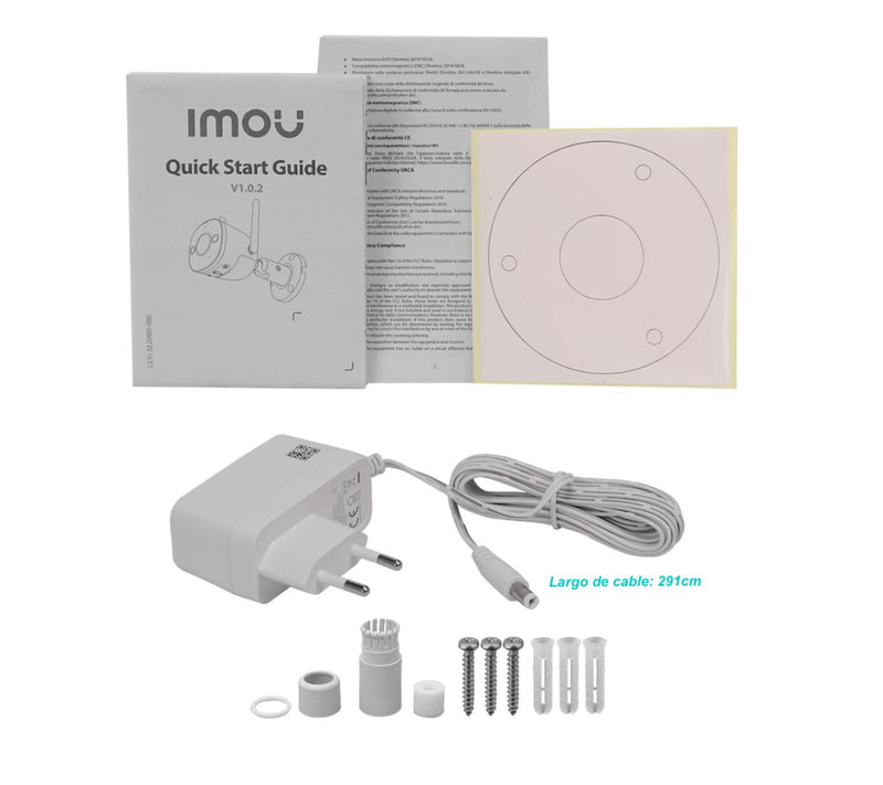 Cámara Bala Wifi 4MP con Micrófono y Clickbox