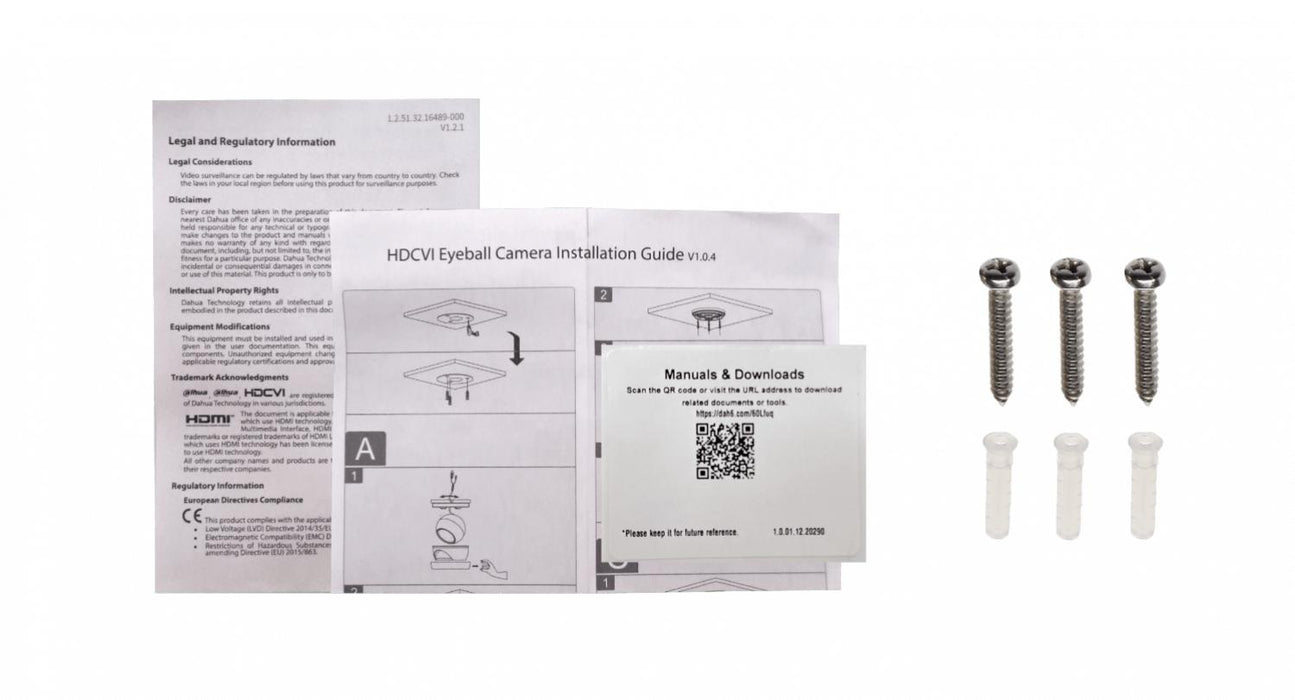 Cámara Domo Analógica 2MP 1080p DAHUA 2,8mm Clickbox