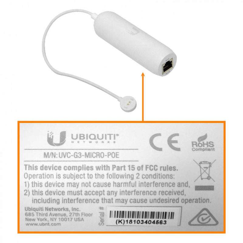 Cámara IP UBIQUITI 5u WiFi 2,4/5GHz 124Âş 1080p Clickbox