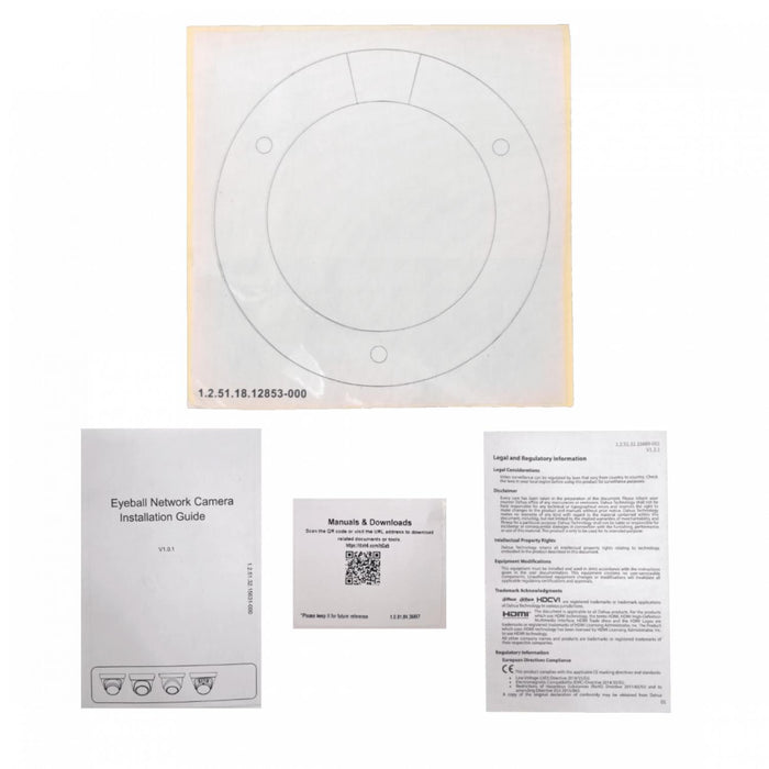 Cámara de Seguridad IP DAHUA Domo Fijo-2,8mm HD Clickbox